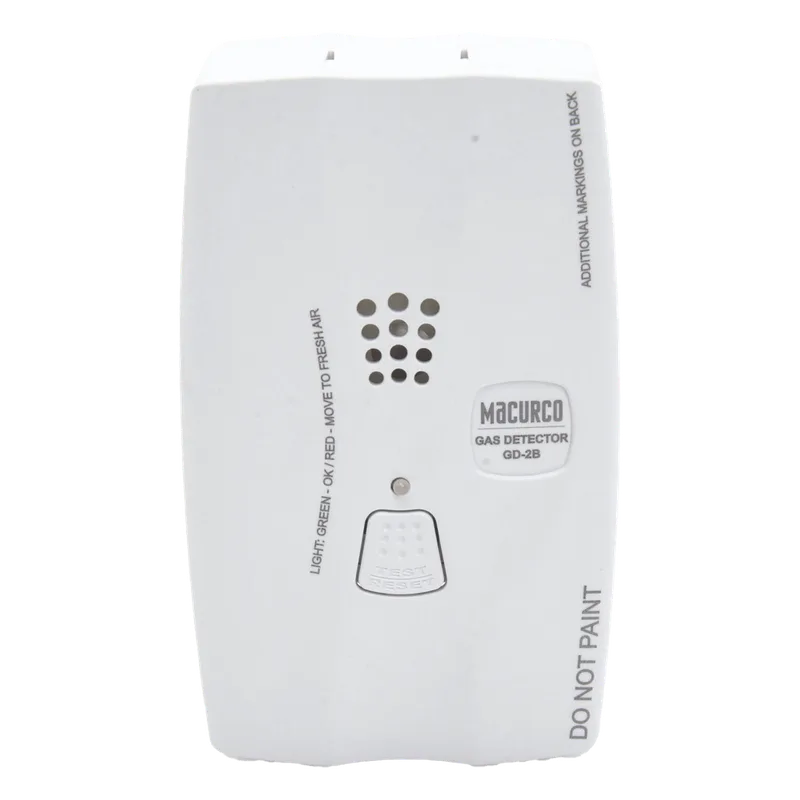 Detector de Gas Combustible Natural y LP / Certificado UL 1484 / Alarma Integrada 85 dBA / Relevadores SPST / 9-32 VDC o 12-24 VAC / Sin Calibración MACURCO - AERIONICS GD-2B