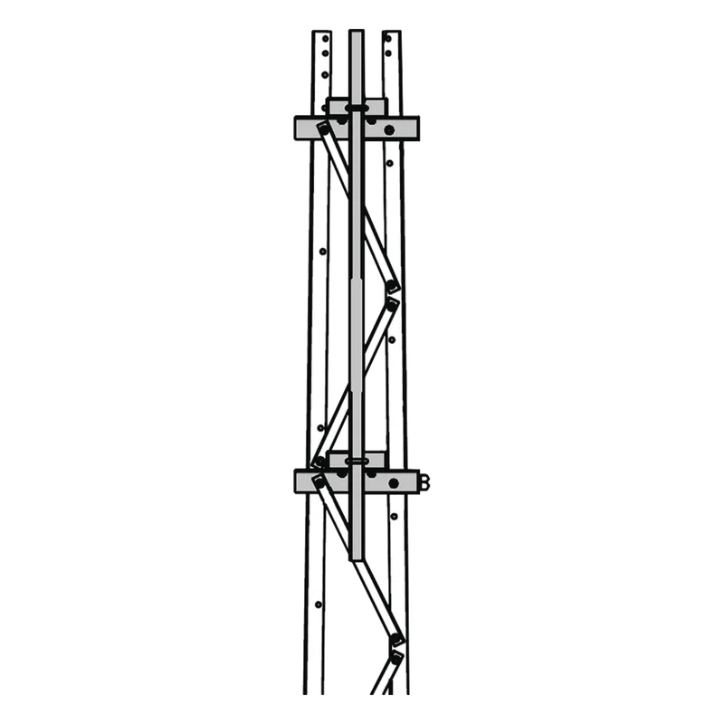 Mástil 2-3/8" x 1.8 m para Montaje en Cara de Torre Super Titan Secciones 3 a 7. Trylon TRY-ST-FMU37