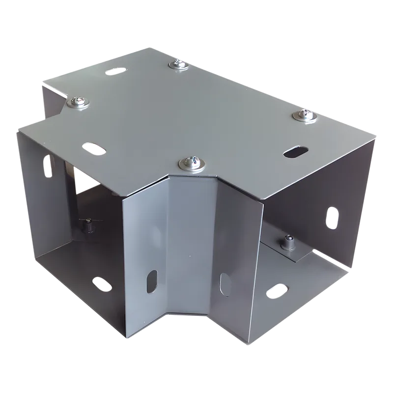 Derivación "T" horizontal 100 x 100 mm (3.94 x 3.94 pulg.), fabricado en lámina de acero al carbón CHAROFIL CH-DCT100L