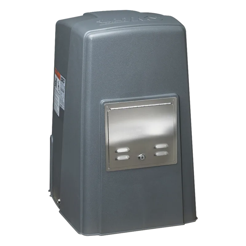 Operador Primario Para Puertas Corredizas de 450 kg y Hasta 10.6 Metros / Motor de Uso Continuo con 6 Metros de Cadena Incluidos DKS DOORKING 9000-380