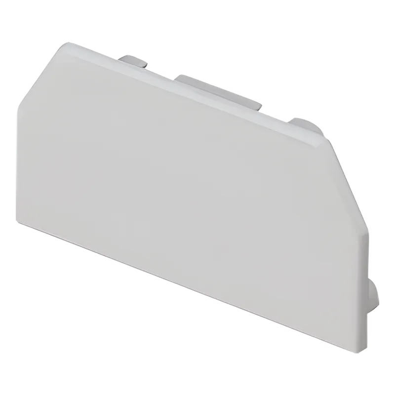 Tapa Final, para uso con canaleta T45, Material PVC Rígido, Color Blanco Mate PANDUIT T45ECIW
