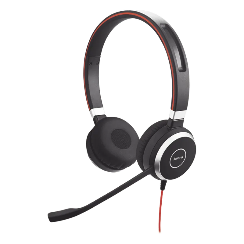 Diadema / Auricular Jabra Evolve 40 Duo / USB y 3.5mm / Cancelación de Ruido Pasiva / Indicador de Ocupado (6399-823-109) EVOLVE-40-DUO-MS