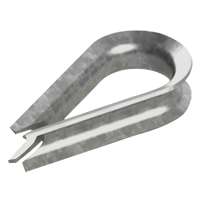 Guardacabos/cuello 1/4" acero con electro galvanizado. SURTEK CUELLO-14LS
