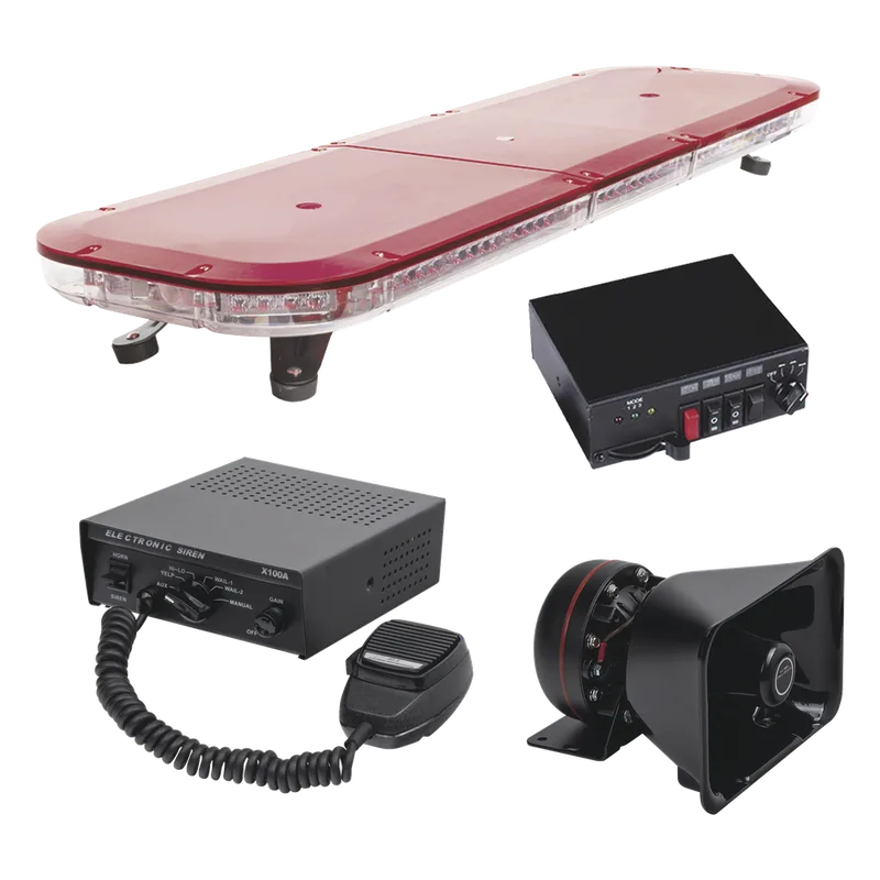 Kit básico para equipamiento de unidades de emergencias, ambulancias y vehículos de bomberos EPCOM INDUSTRIAL SIGNALING X67RKIT