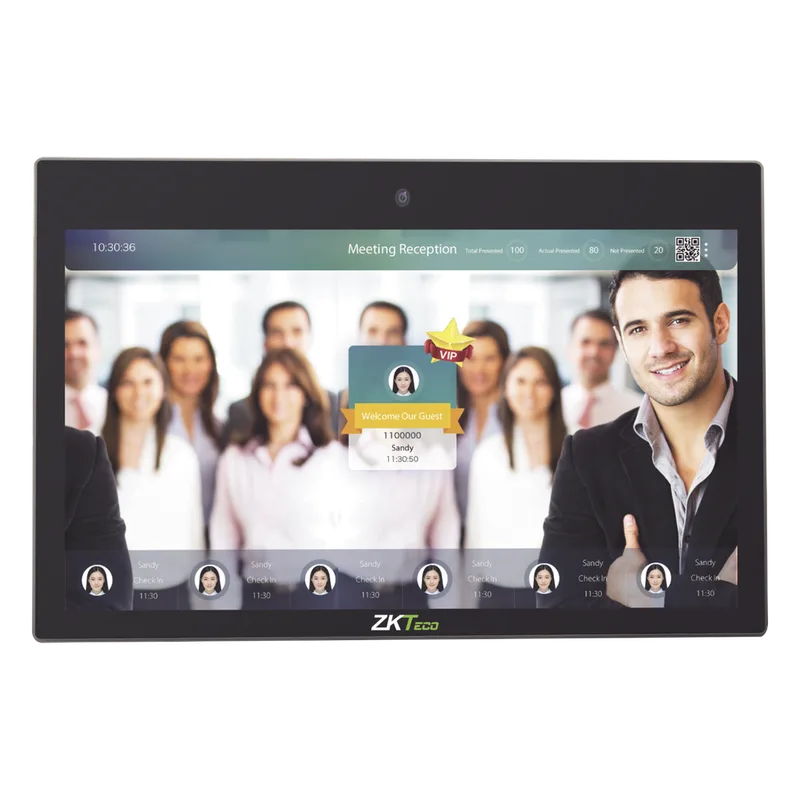 Pantalla de 32 pulgadas para publicidad con reconocimiento facial de hasta 5 personas al mismo tiempo ZKTECO FACE-KIOSK-H32
