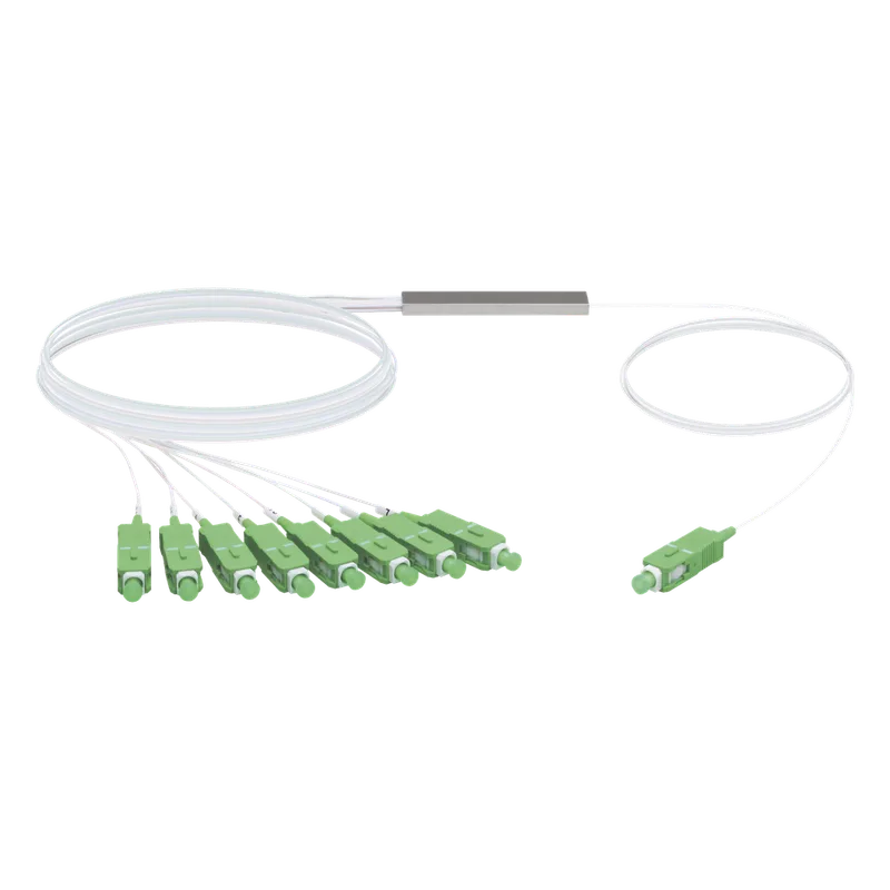 UFiber Splitter (Divisor Óptico) PLC 1 x 8, con conectores SC/APC UBIQUITI UF-SPLITTER-8