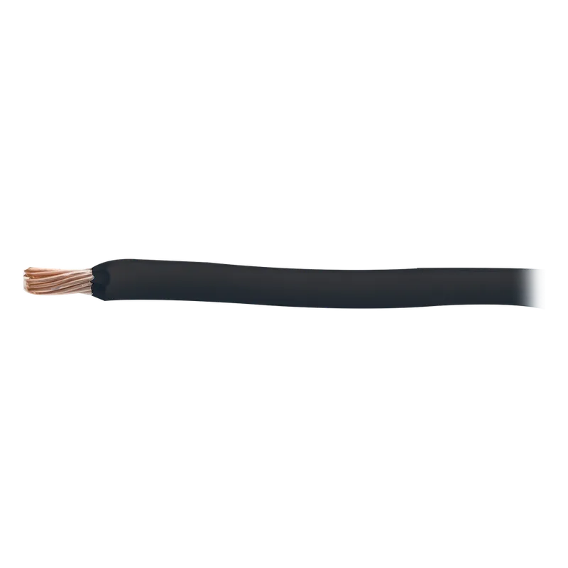 4 AWG / 100 Metros / Cable eléctrico / THW-LS / 19 Hilos / Color Negro INDIANA SLY-287-BLK/100