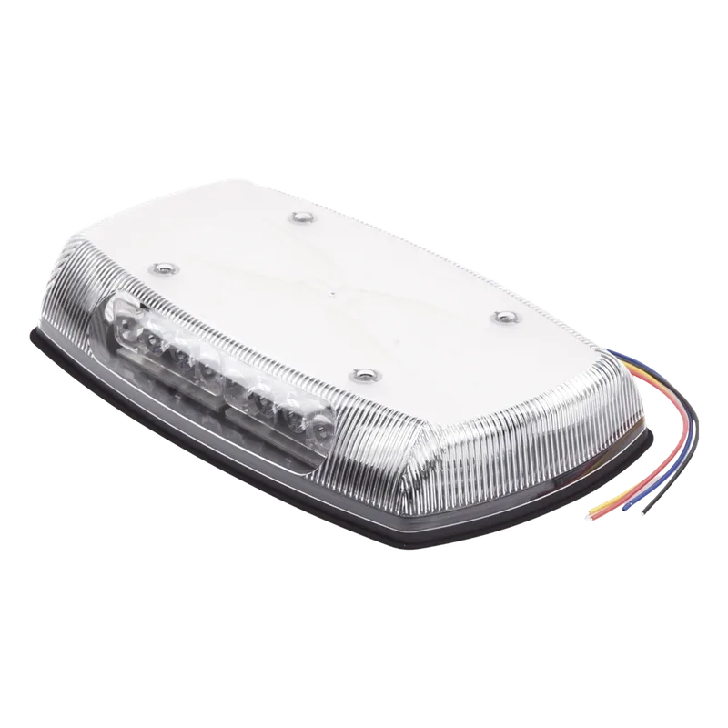 Mini Barra de Luces Ultra Brillante, color domo claro, LED azul, Ideal para Seguridad Privada ECCO X-5590CB