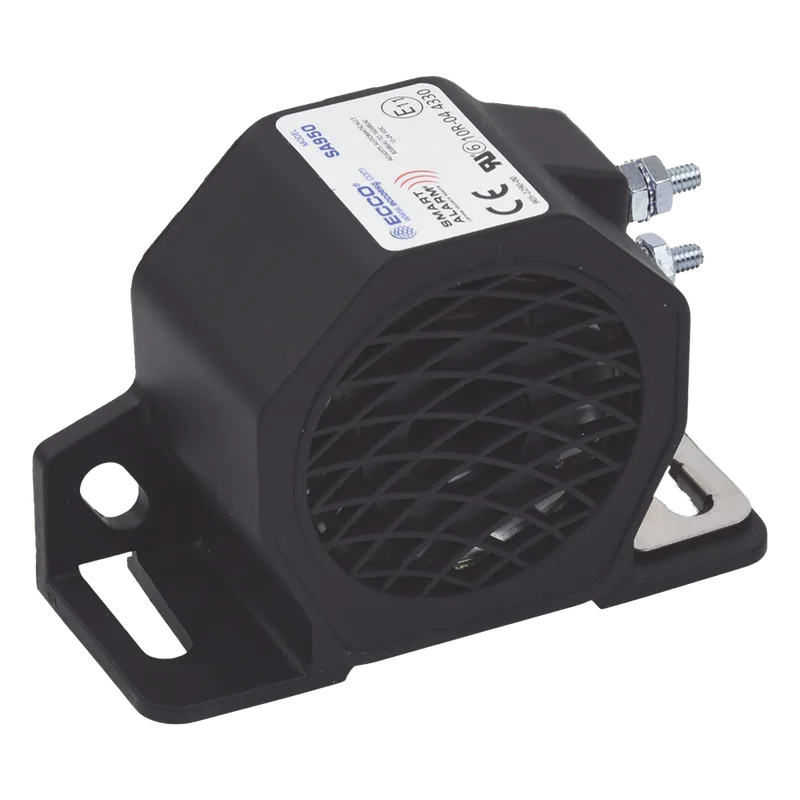 Alarma de reversa inteligente 12-24 Vcc, 82- 102 dBA ECCO SA-950