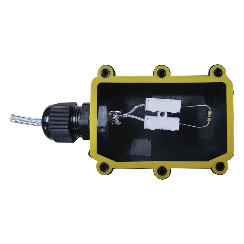 Accesorio Fin de Linea para Cable IRONCLAD/MICALERT / Resistencia 1 M Ohm / Carcasa IP66 para Exterior / Terminacion de Linea Sensor Perimetral / RBTEC MCTR