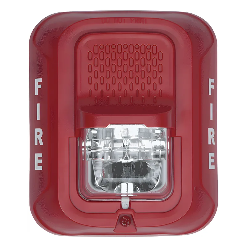 Lámpara estroboscópica de pared para interiores, candela seleccionable de 15 a 185 cd, voltaje dual 12/24 Vcd, Serie L SYSTEM SENSOR SR-L