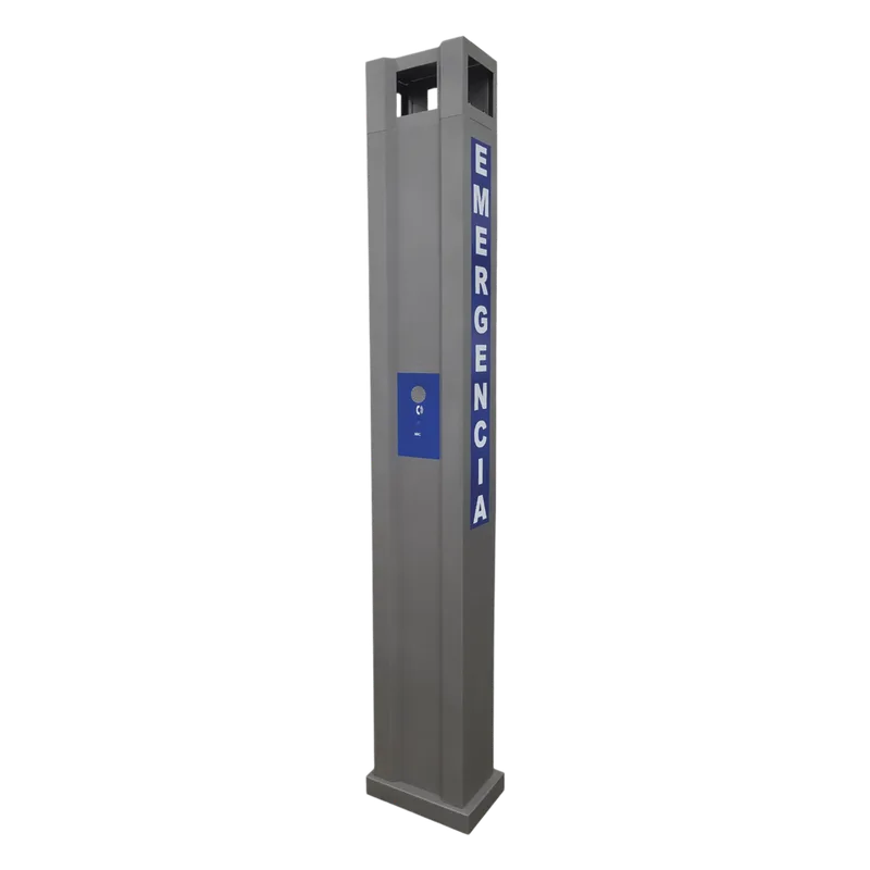 Gabinete tipo Torre para Sistema de Alerta Mediante Equipo Fanvil I12-N-01P y estrobo (No incluidos). EPCOM INDUSTRIAL TORRE-I12