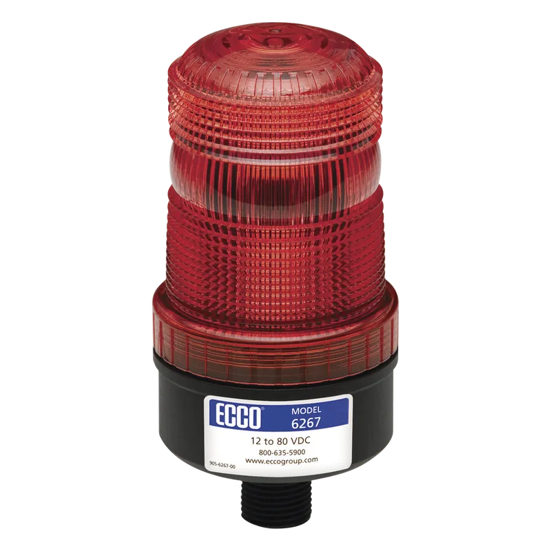Mini baliza de LED color rojo montaje permanente SAE Clase III ECCO X6267-R