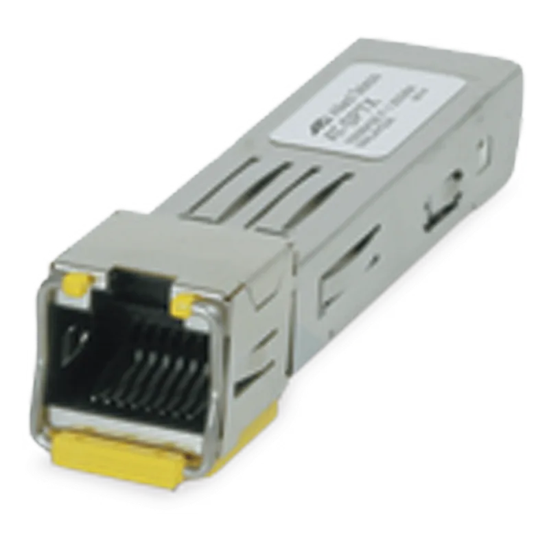 Transceptor MiniGbic SFP 10/100/1000 Mbps, distancia 100 m conector RJ-45 **TAA = Trade Act Agreement Compliant ALLIED TELESIS AT-SPTX-90