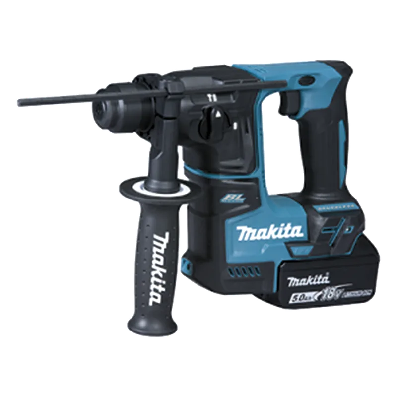 Martillo rotatorio inalámbrico 17 mm (11/16") Motor Sin Carbones LXT de 18V con Brocas SDS-PLUS MAKITA DHR-171RTJ