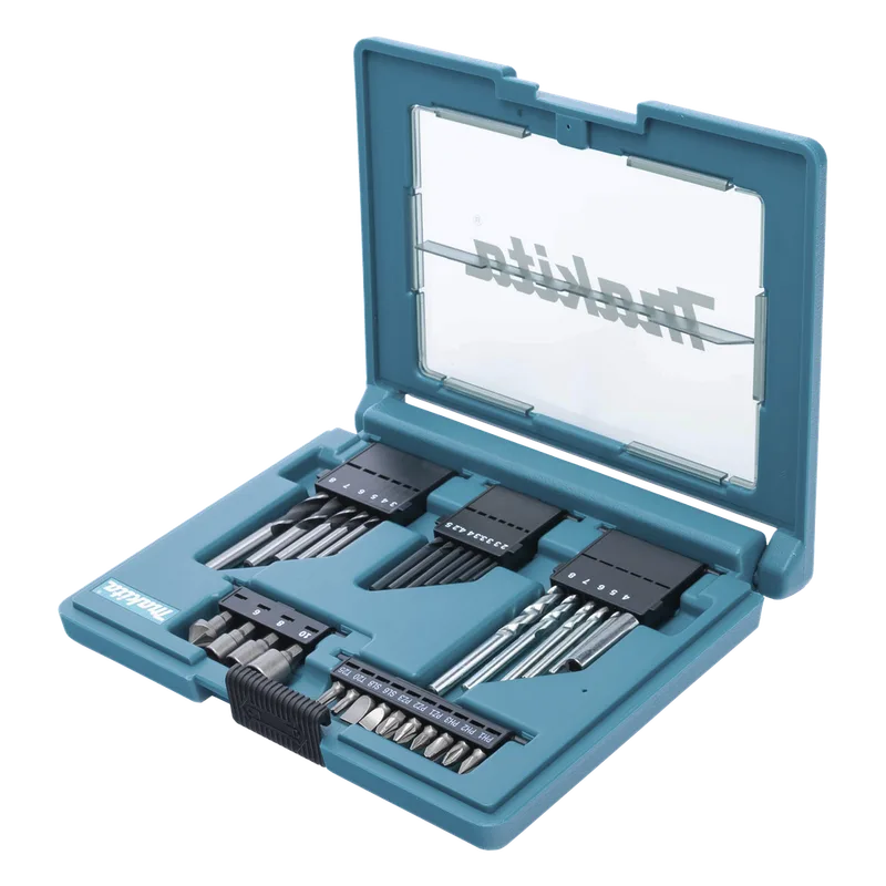 Juego de accesorios multipropósito 33 piezas estuche tipo tablet. MAKITA B-49389