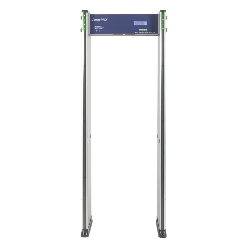 Detector de Metales de 18 zonas/ Uso en Interior/Programación con Control Remoto / Contador de Personas ACCESSPRO APMESC18