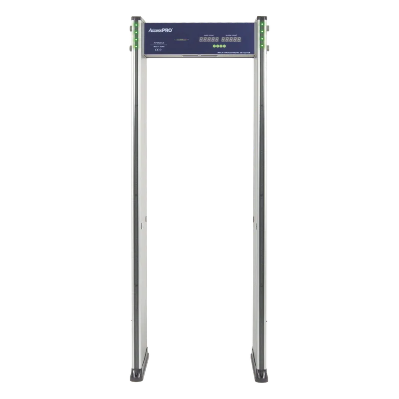 Detector de metales de 6 zonas/ Uso en Interior/ Contador de alarmas y Personas ACCESSPRO APMESC6