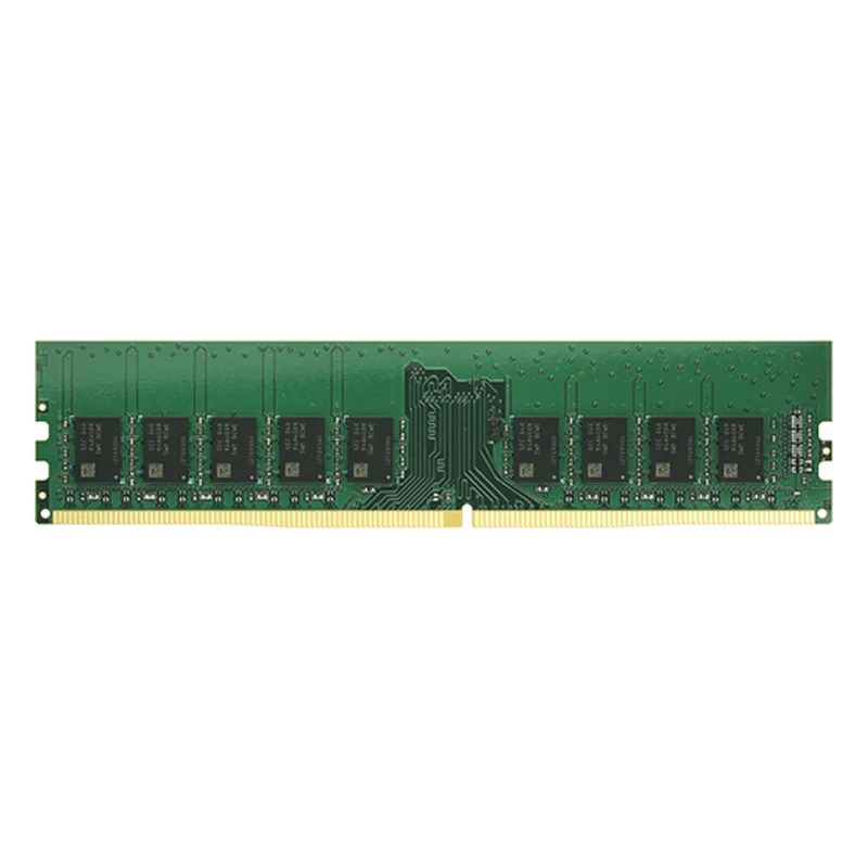 Módulo de Memoria DDR4 ECC Unbuffered DIMM | 8GB | 2666 MHz | Compatible con Series SA: SA3400D, SA3200D / Series UC: UC3400, UC3200 / Series 21: RS3621xs+, RS3621RPxs, RS2821RP+, RS2421RP+, RS2421+ / Series 19: RS1619xs+ / Series 18: RS3618xs / Se SYNOLOGY D4EC-2666-8G