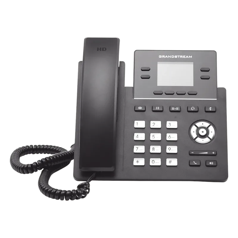 Teléfono IP Wi-Fi, Grado Operador, 4 líneas SIP con 2 cuentas, pantalla a color 2.4", codec Opus, IPV4/IPV6 con gestión en la nube GDMS GRANDSTREAM GRP-2612W