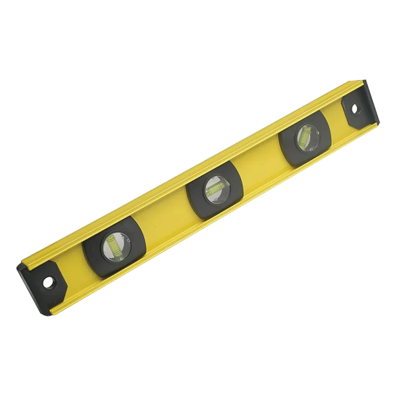 Nivel de aluminio de 14", con gotas horizontales y verticales. SURTEK SYS-122102