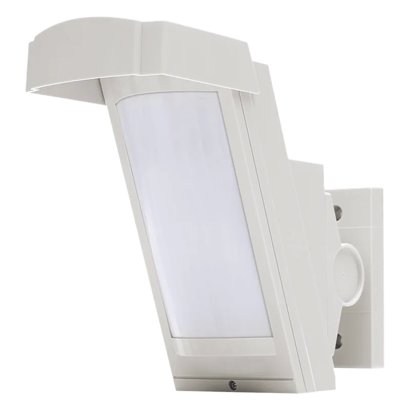 Detector PIR para Exterior / 12 m (39.4 ft) / 85° / Montaje 2.5-3 m / Cableado / Lógica Inteligente Antimascota / Doble Blindaje / Compatible Universal OPTEX HX-40