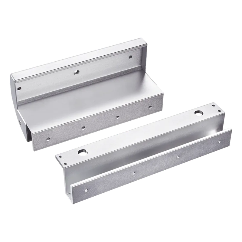 Montajes en U para puertas de Solo Cristal ( puerta y marco) para uso con Chapa Magnética MAG600NLED y MAG600NTLED ACCESSPRO BU600NDLED
