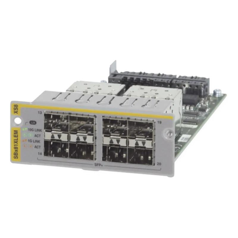 Modulo para SBx81XLEM de 8 x 10G SFP+ ALLIED TELESIS AT-SBX81XLEM/XS8