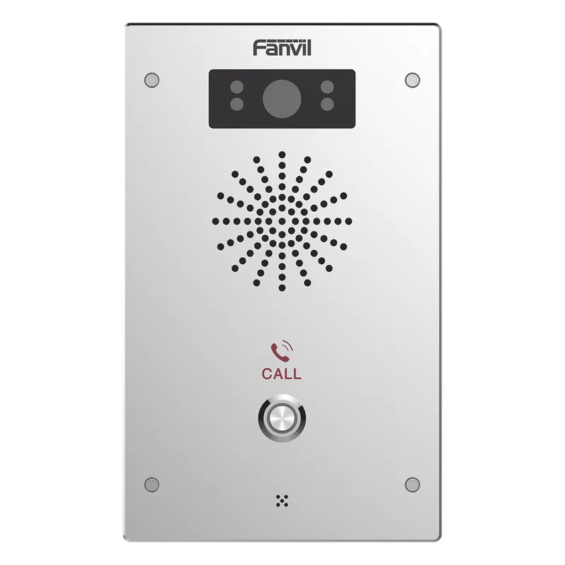 Video Intercomunicador IP, 2 líneas SIP, 2 relevadores con botón para llamada, Onvif, anti-vandálico, PoE, IP65 e IK10, PoE FANVIL I16V