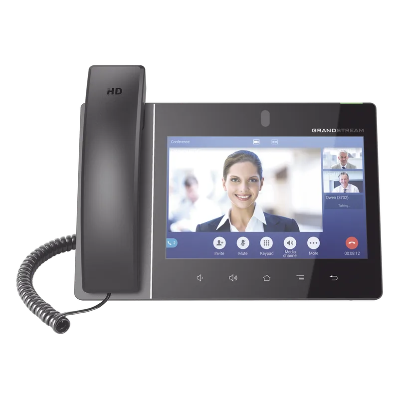 Video teléfono IP empresarial Android con pantalla táctil (1280x800) hasta 16 líneas y 16 cuentas SIP GRANDSTREAM GXV-3380
