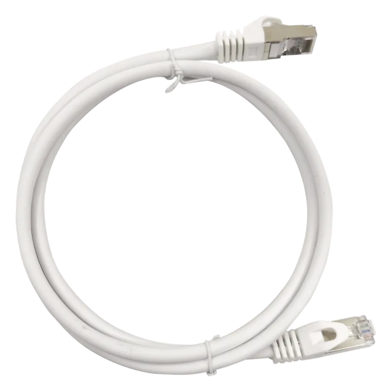 Patch Cord Cat6A 10G Blindado 2 Metros (6.56 Pies) Blanco LINKEDPRO BY EPCOM LP-STP-6A-200WH