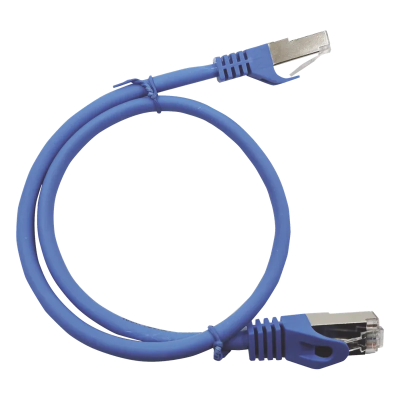 Patch Cord Cat6A 10G Blindado 2 Metros (6.56 Pies) Azul LINKEDPRO BY EPCOM LP-STP-6A-200BU