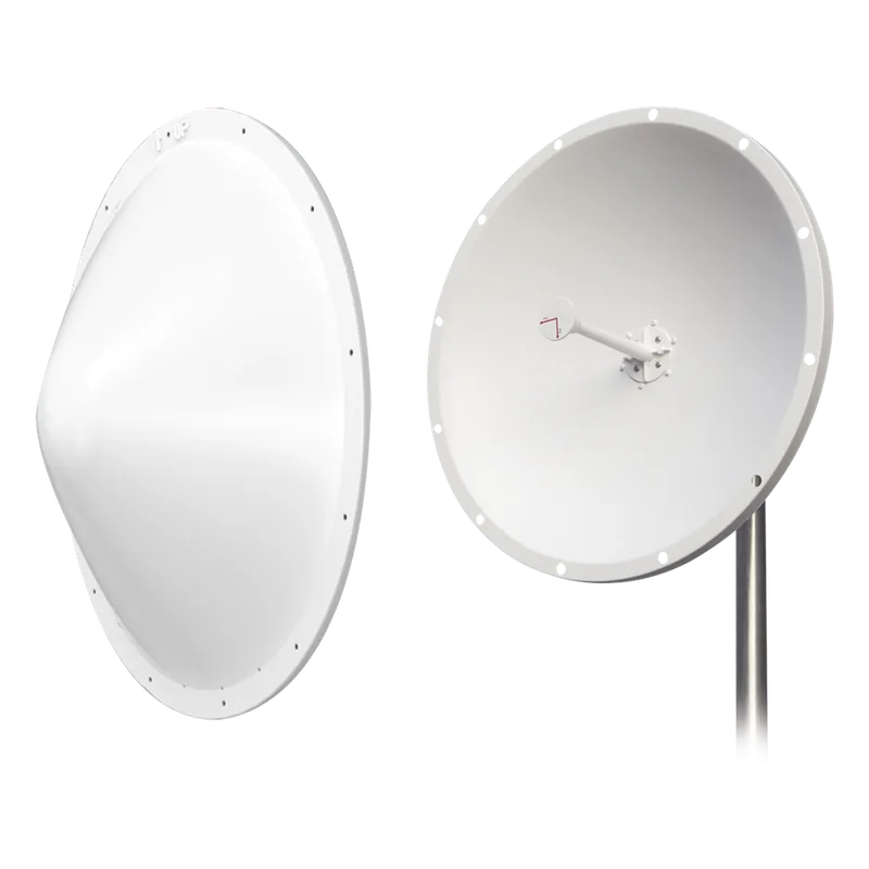 Kit de Antena y radomo, ganancia de 28 dBi, rango de frecuencia extendida (4.9 a 6.5 GHz), conectores N-Macho, incluye jumper, distancia de hasta 15 km TXPRO KIT-TXP-28N-RD2