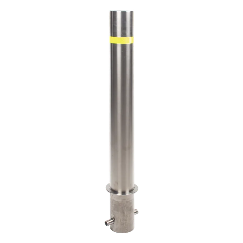 Bolardo Fijo de Acero Inoxidable de 900 mm de Altura / Ideal para aplicaciones delimitaciones de automóviles ACCESSPRO XB-900-F