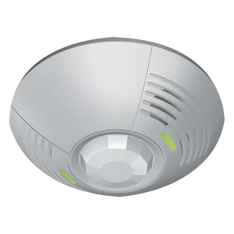 Sensor de ocupación de techo con doble tecnología ultrasónica e infrarroja, cobertura de 46 m² a 180 grados, relevador SPDT y fotocelda, integrable a sistemas Lutron LUTRON ELECTRONICS LOS-CDT-500R-WH