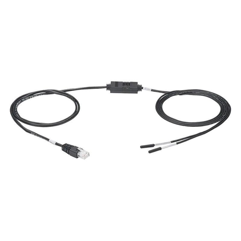 Sensor de Monitoreo Ambiental, Con 3 de Temperatura y 1 de Humedad, Para Gabinetes de Telecomunicaciones o Centros de Datos, Compatible con PDU's G5 y UPS SmartZone de Panduit, Con Cable de 2 Metros EC001