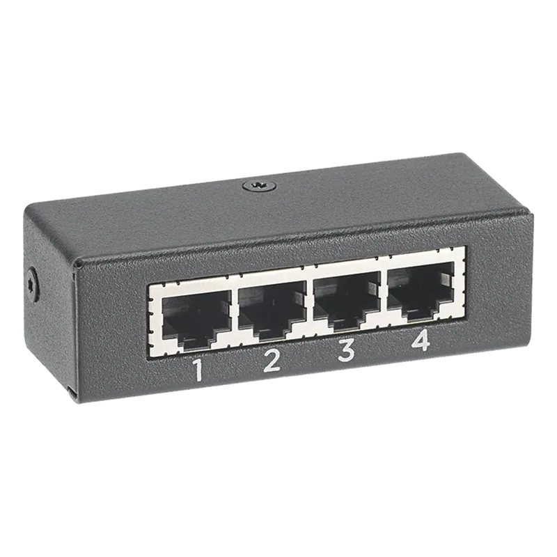 HUB de 4 Puertos, Para Conexión de 3 Sensores Adicionales a PDUs y UPS de Panduit EF001