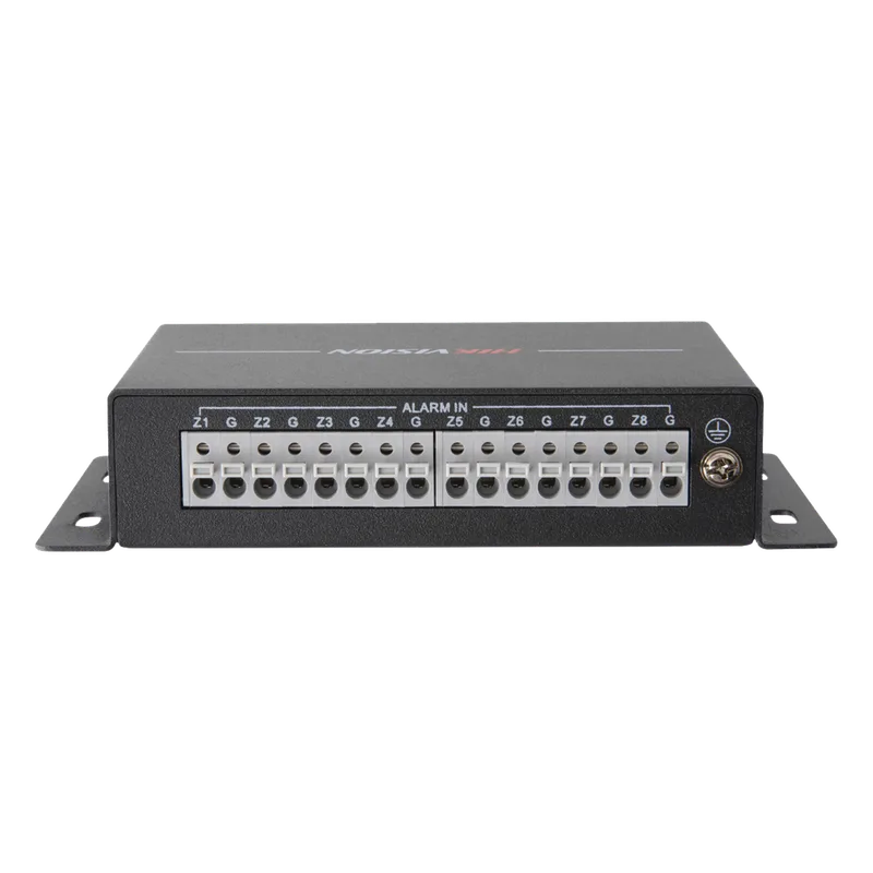 Expansor de 8 Zonas Cableadas / Conexión RS-485 hacia el Panel / Permite Agregar Sensores Cableados HIKVISION DS-PM-RSI8