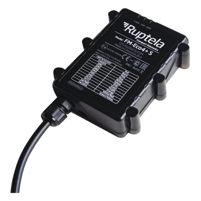 Localizador vehicular 2G con proteccion IP67 y antenas internas RUPTELA ECO4PLUS-S