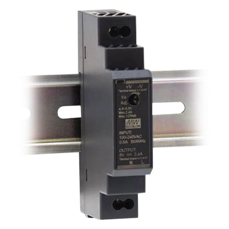 Fuente de Poder Industrial Ultra Delgada Riel Din 12Vcc, 15W MEANWELL HDR-15-12