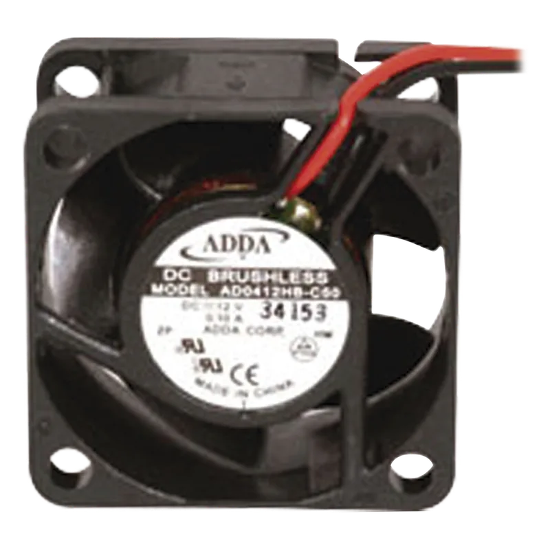 Ventilador Axial, sin Escobillas de 40 X 40 X 20 mm, Rodamiento de Baleros, Cables de 30 cm, 12 Vcc, 100 mA, 8.8 CFM. 1928118
