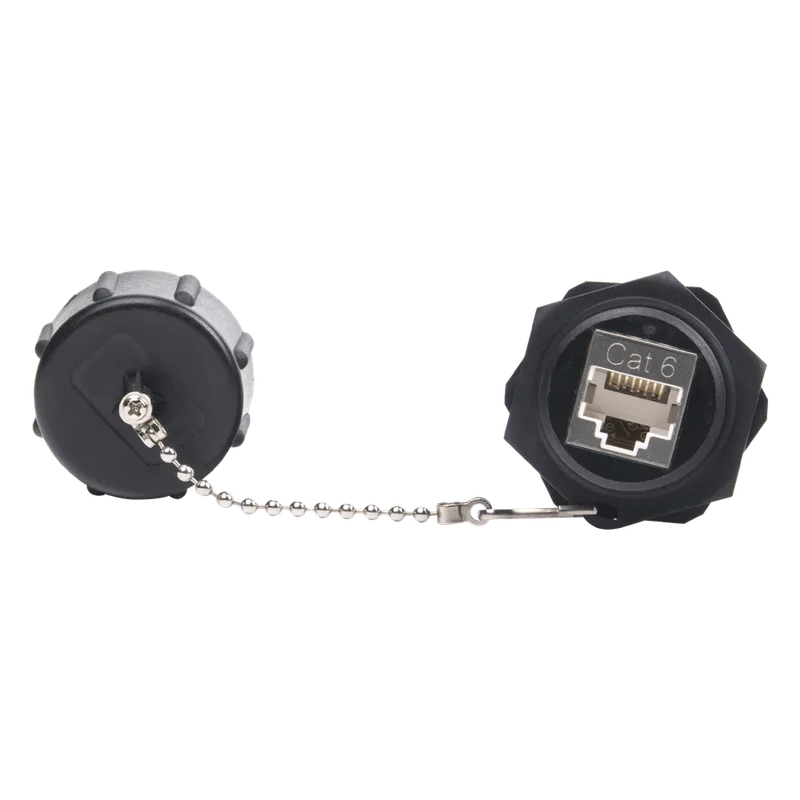 Acoplador Industrial RJ45-RJ45 Categoría 6 Blindado IP67 (Waterproof) LINKEDPRO BY EPCOM LP-C6WP-CP