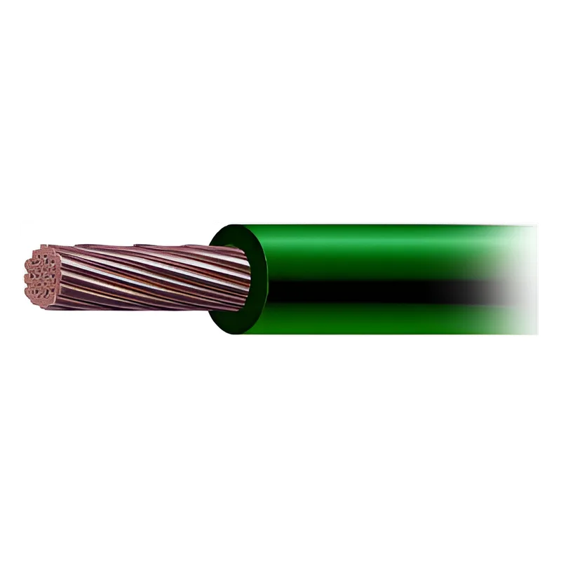 Cable THW-LS / Calibre 4 AWG / 19 Hilos / Color Verde / Venta por Metro INDIANA SLY-287-GRN