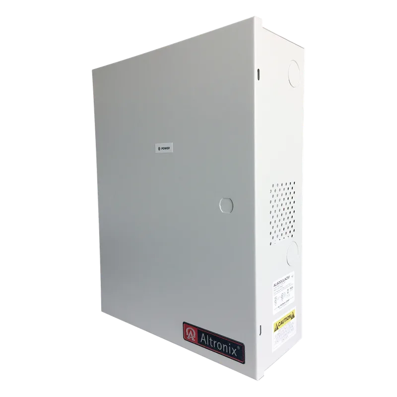 Fuente de poder ALTRONIX de 12/24 Vcc @ 6 Amper, con capacidad de batería de respaldo, requiere batería, 8 salidas, con voltaje de entrada de 115 Vca AL600ULACM