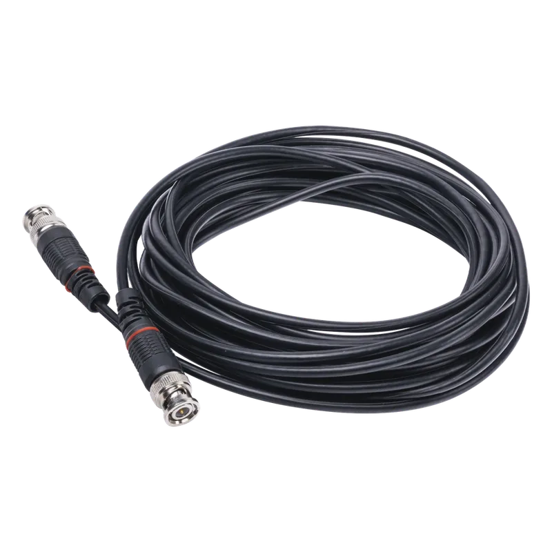 Cable Coaxial Armado con Conector BNC (Video) / Longitud de 8 mts / Optimizado para Cámaras 4K / Uso en Interior EPCOM TITANIUM DIY-8M-HD