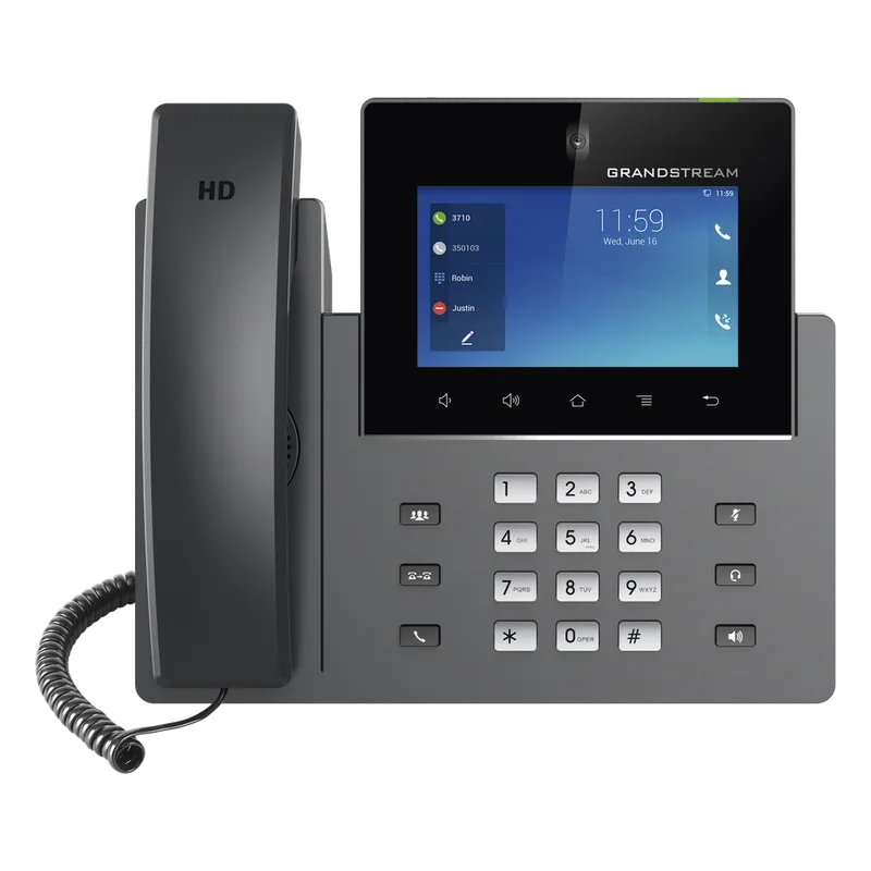 Videoteléfono IP pantalla táctil con android de 16 líneas, doble puerto Gigabit, PoE/PoE+ GRANDSTREAM GXV-3350