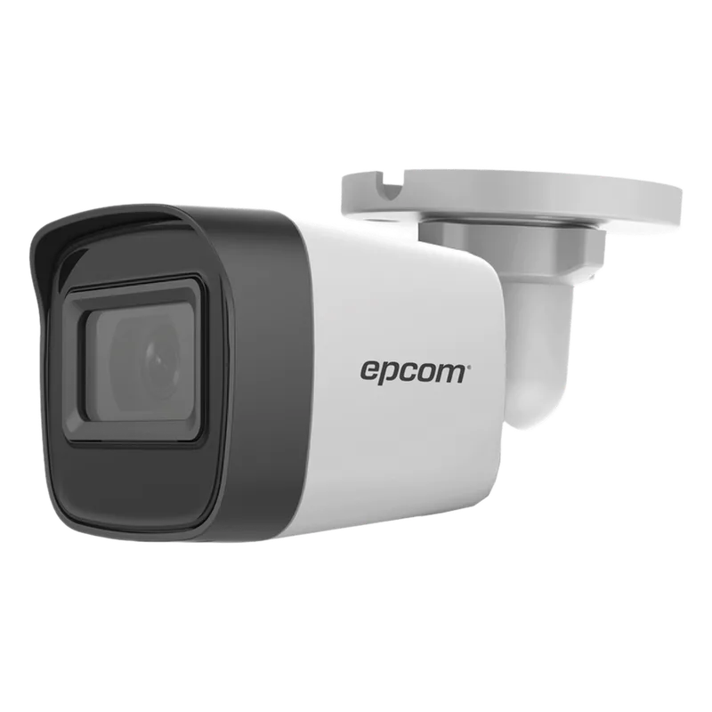 Bala TURBOHD 5 Megapixel / Lente 2.8 mm / 4 Tecnologías (TVI / AHD / CVI / CVBS) / 30 mts SMART IR EXIR / Exterior IP67 / dWDR / Metal EPCOM PROFESSIONAL B50-TURBO-G2