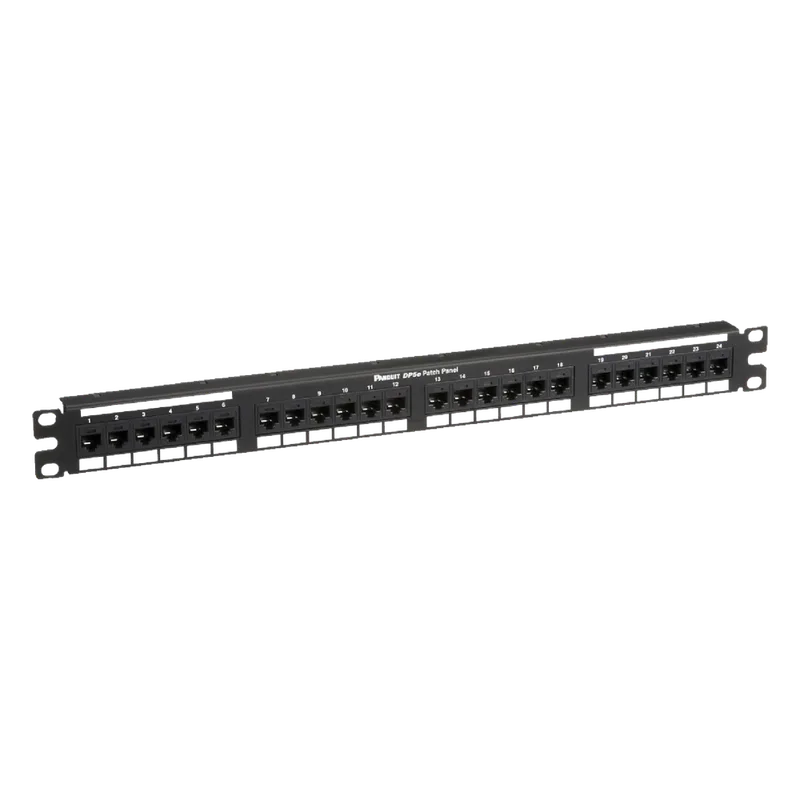 Panel de Parcheo de Impacto (110), Plano, Categoría 5e, de 24 Puertos, 1UR PANDUIT DP245E88TGY