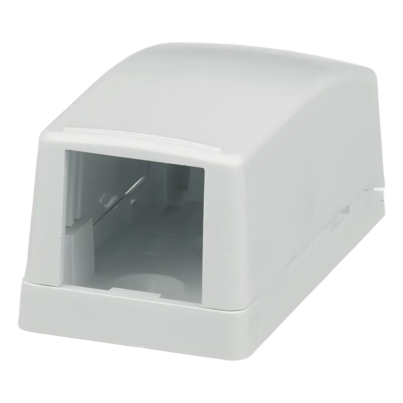 Caja de Montaje en Superficie, Para 1 Módulo Mini-Com, Color Blanco PANDUIT CBX1WH-A