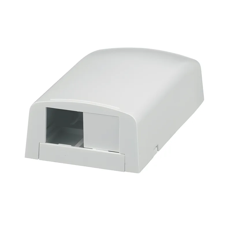 Caja de Montaje en Superficie, Para 2 Módulos Mini-Com, Color Blanco PANDUIT CBX2WH-AY